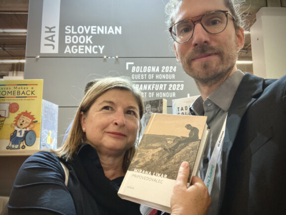 Mirana Likar and Andrej Hočevar Goga Publishing at the Frankfurt Book Fair 2021